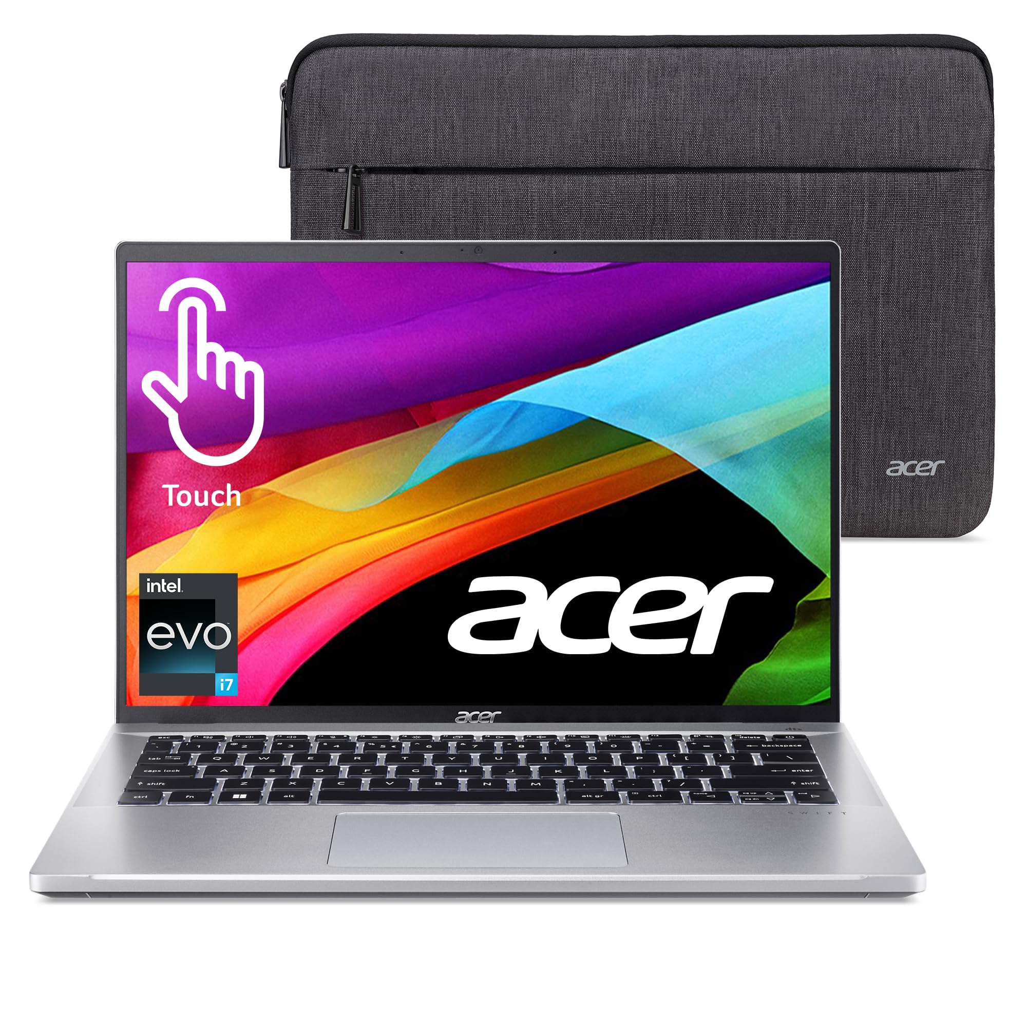 Acer Swift Go 14 Intel Evo Thin & Light Laptop 14" 1920x1200 100% sRGB Touch Display Intel Core i7-1355U Intel Iris Xe 16GB LPDDR5 512GB Gen 4 SSD- $799 $779