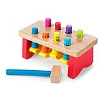 Melissa &amp; Doug Deluxe Pounding Bench Wooden Toy With Mallet - STEAM Toy, Pounding Bench Toddler Toy $11.49 + Free Shipping w/ Prime or on $25+