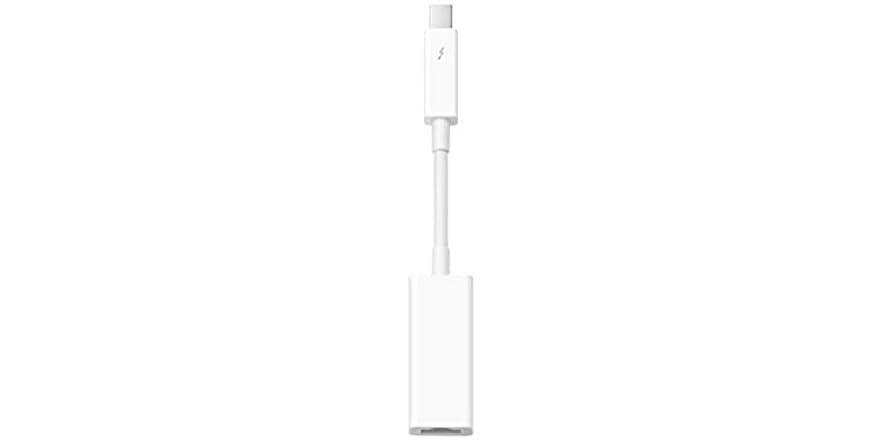 Apple Thunderbolt to Ethernet MD463LL/A - $17.99 - Free shipping for Prime members - $12.99