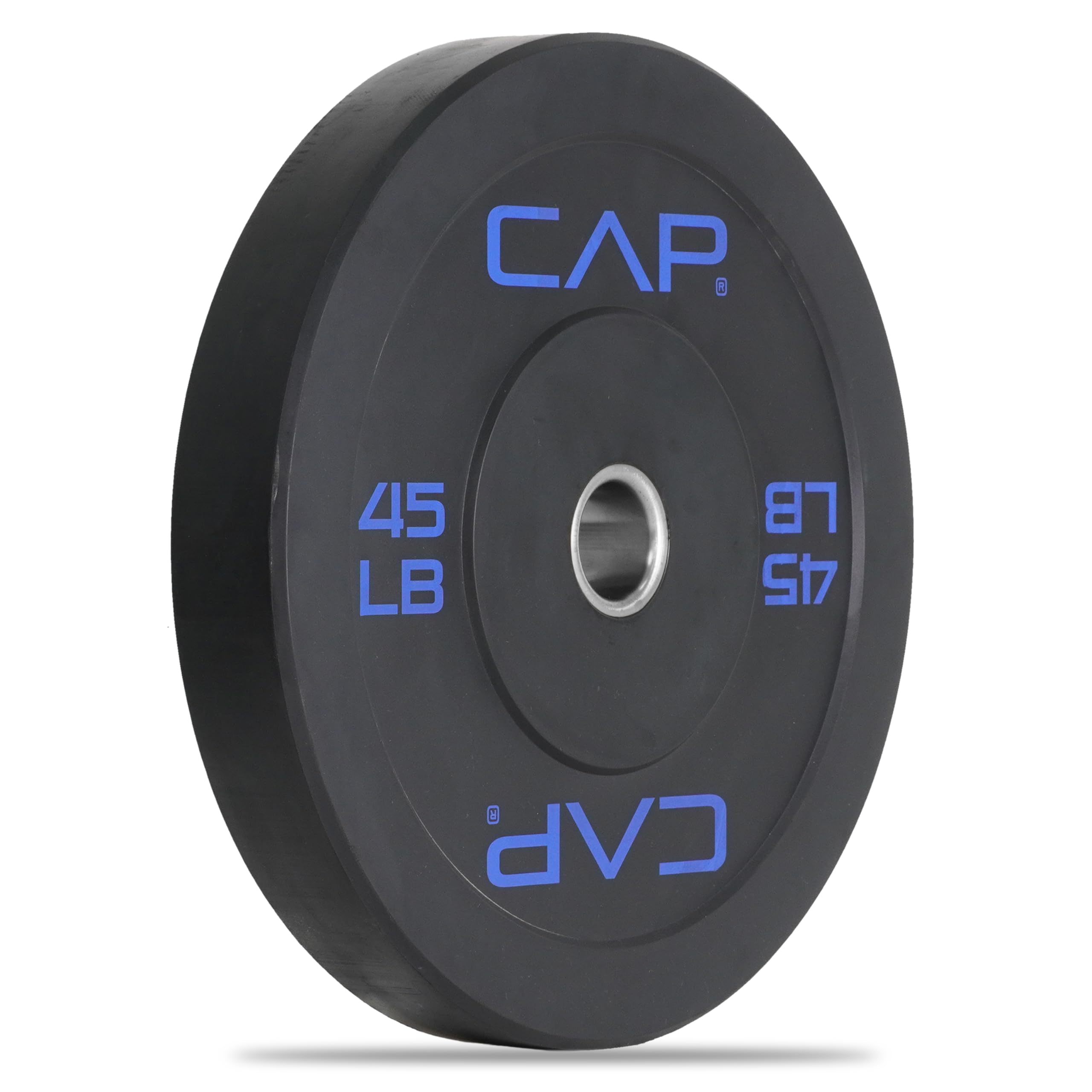 EXPIRED 45lb CAP Barbell Olympic Rubber Bumper Weight Plate Single - $34