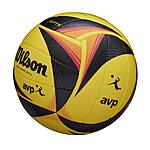 Official Wilson AVP OPTX Volleyball Game Ball (Yellow/Black) $33 + Free S/H