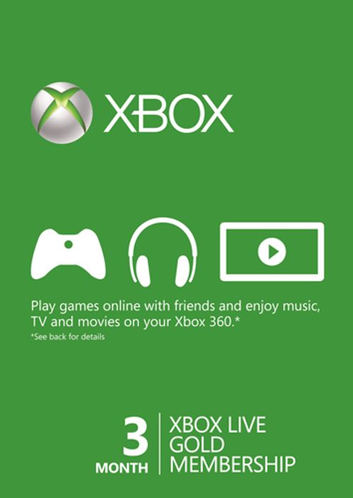 Uitgebreid Van God spreken 3-Month Xbox Live Gold Membership (Digital Code)
