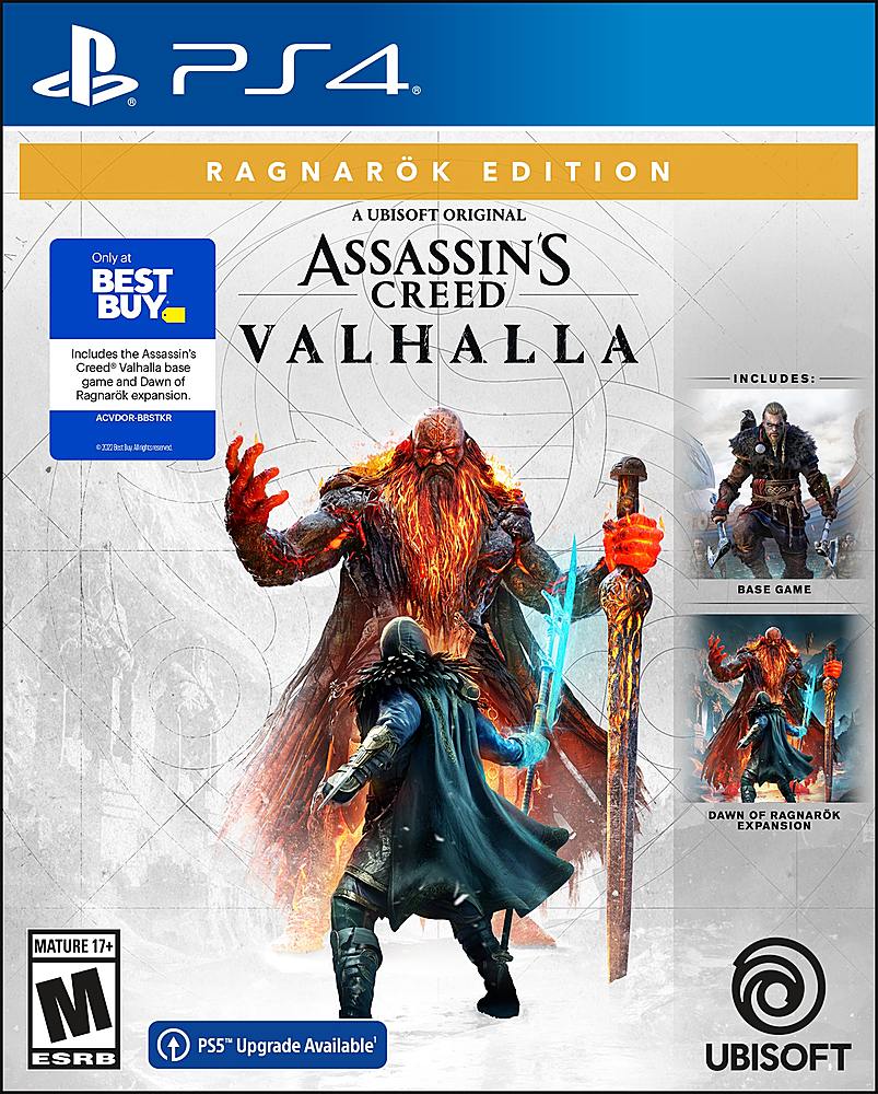 Assassin’s Creed Valhalla Ragnarok Edition (PS4 w/ Digital PS5 Upgrade or Xbox One/Series X) $40