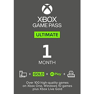 Xbox game pass ultimate 1 month code best sale