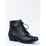 Breckelle's INDY-11 Lace Up Women's Oxford Bootie - $24 + Free Shipping