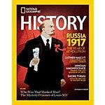 National Geographic History - $16.95/yr, Dwell - $6.99/yr, Town &amp; Country - $6.99/yr, Digital Photo - $4.99/yr, Rachel Ray Every Day - $4.95/yr, Allure - $4.95/yr