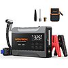 WOLFBOX 2000A 12V 10000mAh Portable Car Jump Starter w/ 150PSI Air Compressor