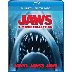 Jaws 3-Movie Collection (Jaws 2/Jaws 3/Jaws: The Revenge) (Blu-ray + Digital) $7.19 + Free Shipping