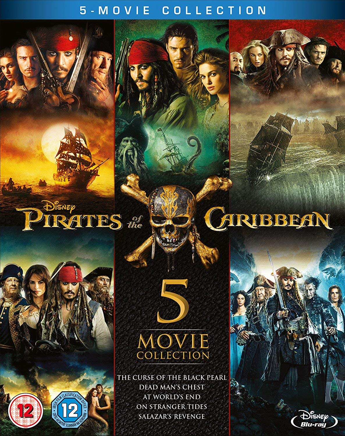 Pirates of the Caribbean: 5-Movie Collection (Blu-ray) $23.12 @ Walmart