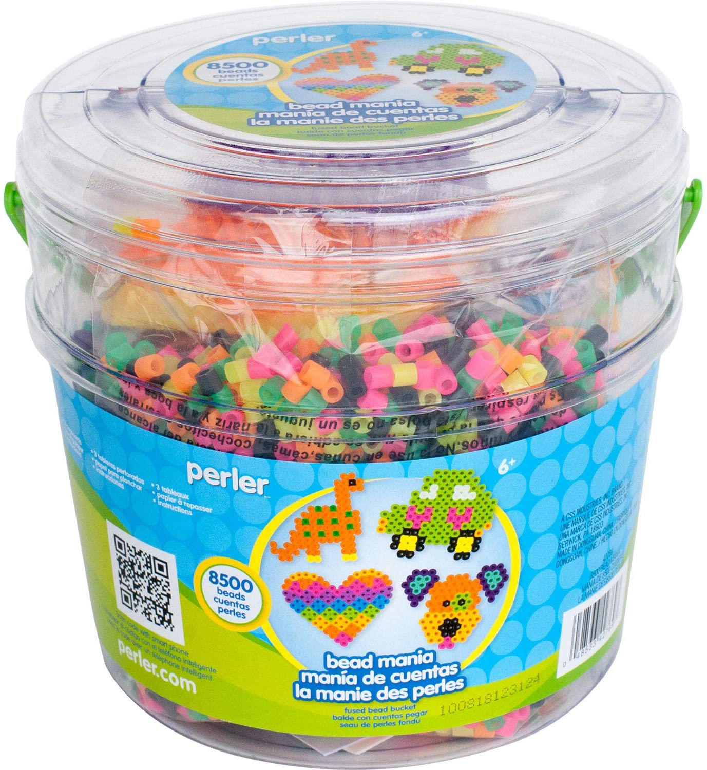 8500-Piece Perler Fuse Activity Bucket for Arts and Crafts $8.62 @ Amazon