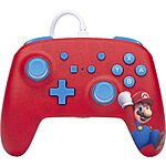 PowerA Enhanced Wired Controller for Nintendo Switch (Mario) $8.50 + Free Shipping