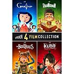 Laika 4-Film Collection (Digital 4K): Coraline, Kubo, ParaNorman & The Boxtrolls $15