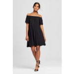 Mossimo Women's Off the Shoulder Knit Dress (Black or Olive Green) $7.48 + Free Store Pickup