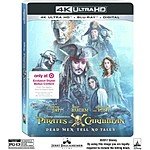 REDcard: Pirates Of The Caribbean: Dead Men Tell No Tales (4K + Blu-ray + Digital) $11.40 + Free Shipping