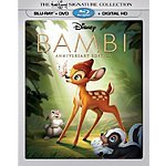 Bambi: 1942 Signature Edition (Blu-ray + DVD + Digital HD) $7.50 &amp; More + In-Store Pickup