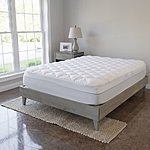 VirtueValue Mattress Pad w/ Fitted Skirt (Factory Seconds, King or Cal. King) $30 + Free Shipping