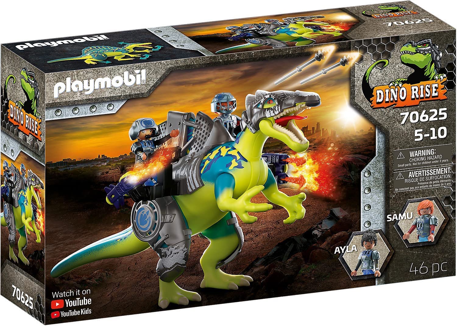 Playmobil Dino Rise Spinosaurus: Double Defense Power $14.39 @ Walmart