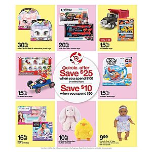 Target 30 hotsell off toys 2018