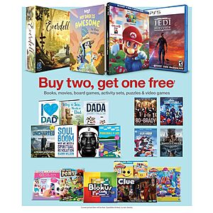 Target 2 for 1 video game store