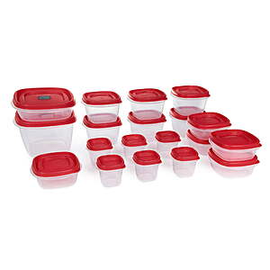 Rubbermaid 30 pc Food Storage Container Set with Easy Find Lids Forest Green