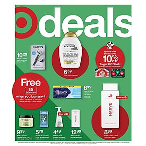 Buy 4 Travel Size Items and Get a $5 Gift Card Back + Pickup at Target -  Deals Finders