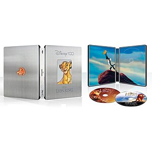 Disney 4K Blu-ray Steelbooks: The Lion King, Star Wars: A New Hope