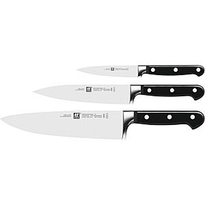 3-Piece Zwilling J.A Henckels Professional S Stainless Steel Knives Set  + Free Shipping