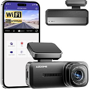 AZDOME M200 1080p Mini WiFi Dash Cam $19.50 + Free Shipping
