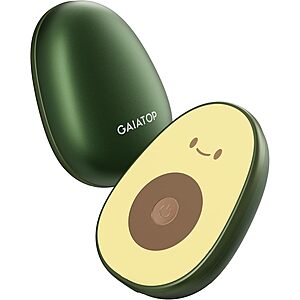 2-Pack Gaiatop Hand Rechargeable Warmers (Smiling Face) $9 