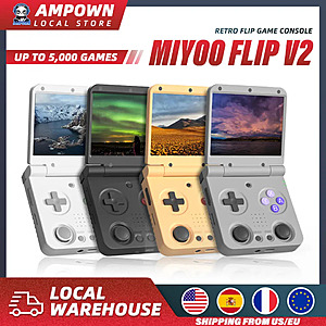 Retro Gaming Handhelds: MagicX Mini Zero 28 , Miyoo Flip V2 .30 & More + Free Shipping