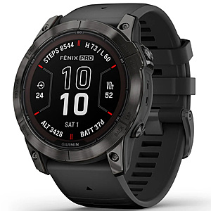 51mm Garmin fenix 7X Pro GPS Smartwatch (Sapphire Solar Edition) $425 + Free S/H