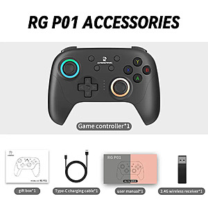 Anbernic RG P01 Wireless Game Controller for Nintendo Switch, PC & Android/iOS from $15.75 + Free Shipping