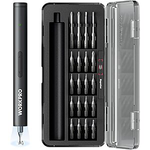 Prime Members: 20-in-1 WORKPRO 3.6V Electric Screwdriver w/ Magnetizer & Bits $14 + Free S&H