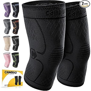 2-Ct Cambivo Knee Braces $8