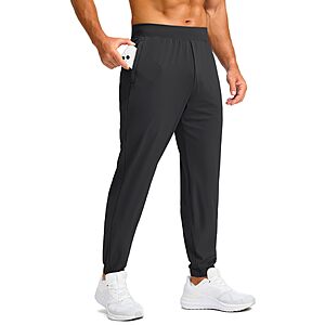Soothfeel Men's Tapered Golf Joggers w/ Zipper Pockets (Various)