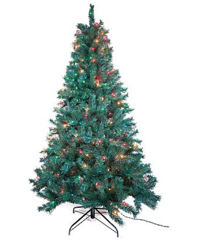 Artificial Christmas Trees: 7' Multicolor Pre-Lit  from $45 & More + Free Shipping