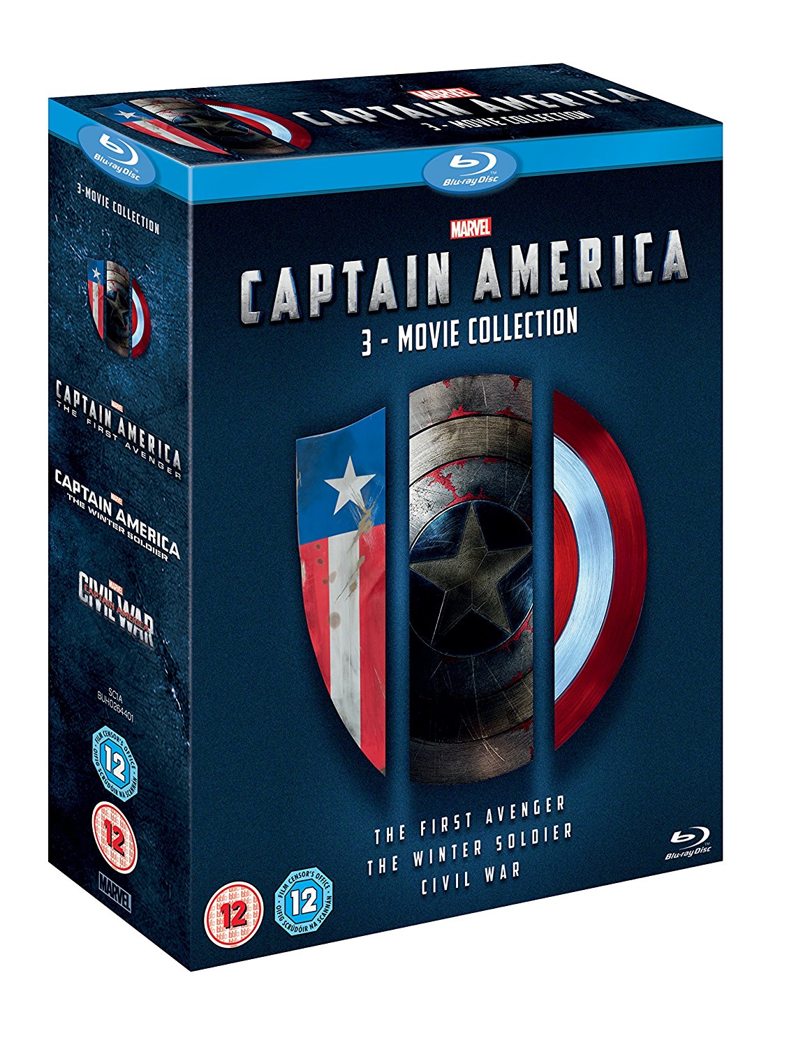 Captain America 3-Movie Collection (Region-Free Blu-ray) $21 Shipped