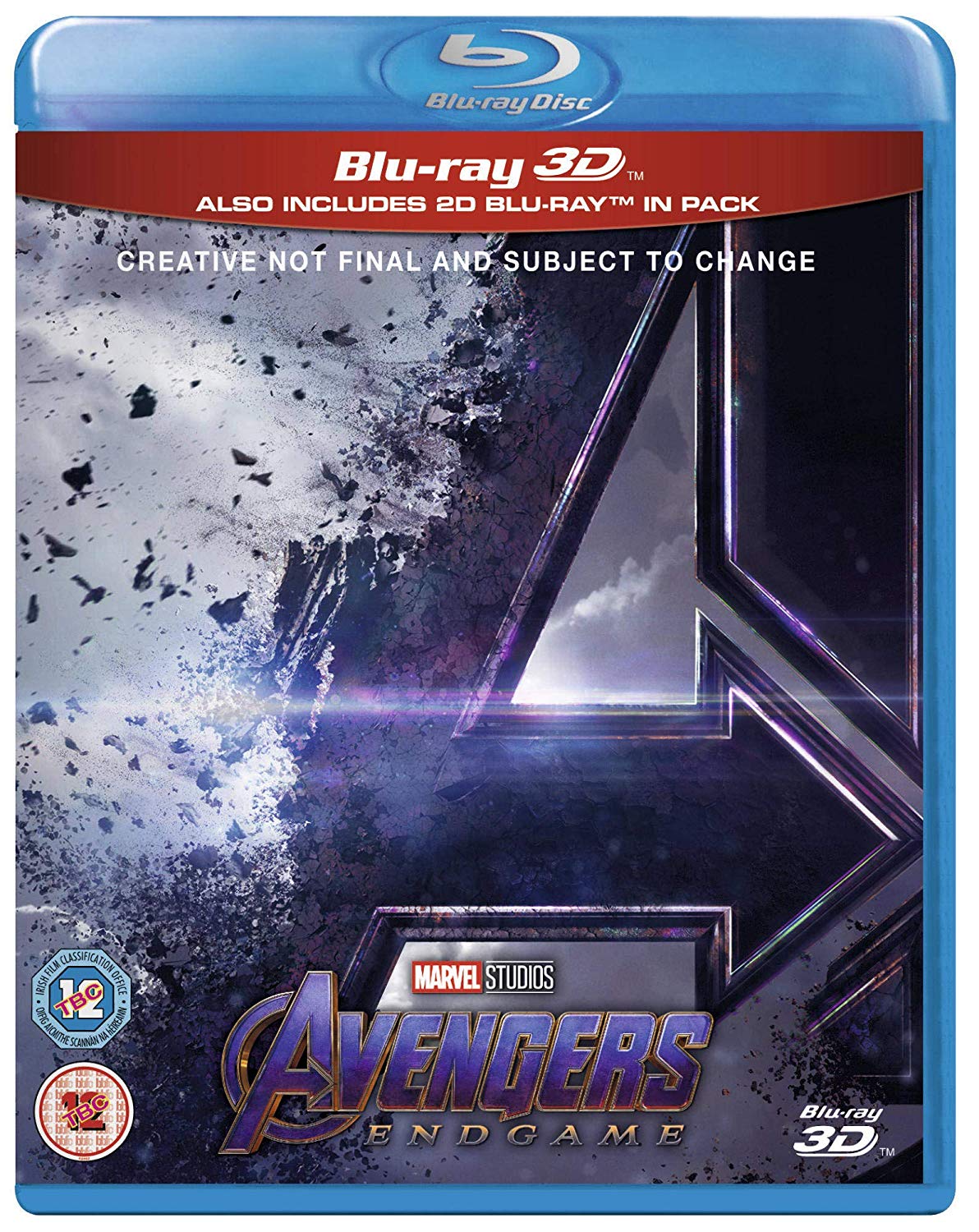 Avengers Endgame Pre Order Region Free Blu Ray 1850