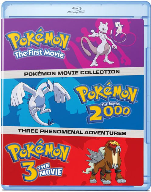 Pokemon Movies 1 3 Collection Blu Ray 7 19 Free Store Pickup