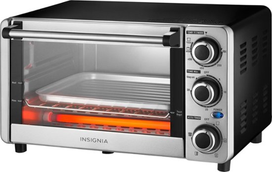 Insignia 1100W 4-Slice Toaster Oven (Stainless Steel) $19.99 + Free Shipping @ Best Buy