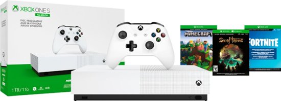 1tb Microsoft Xbox One S All Digital Edition Console W - roblox stickers walmart