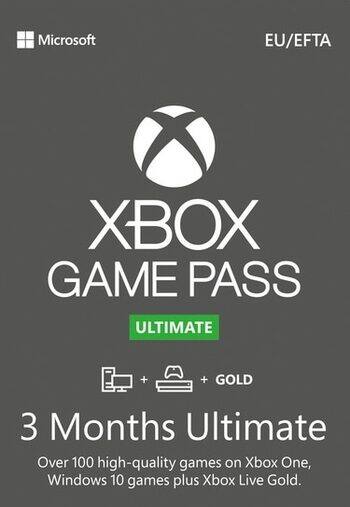 3 Month Xbox Game Pass Ultimate Membership Xbox One Digital Code