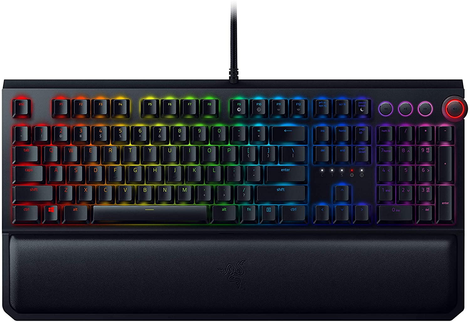 Razer Blackwidow Elite Rgb Mechanical Usb Gaming Keyboard Green Switch
