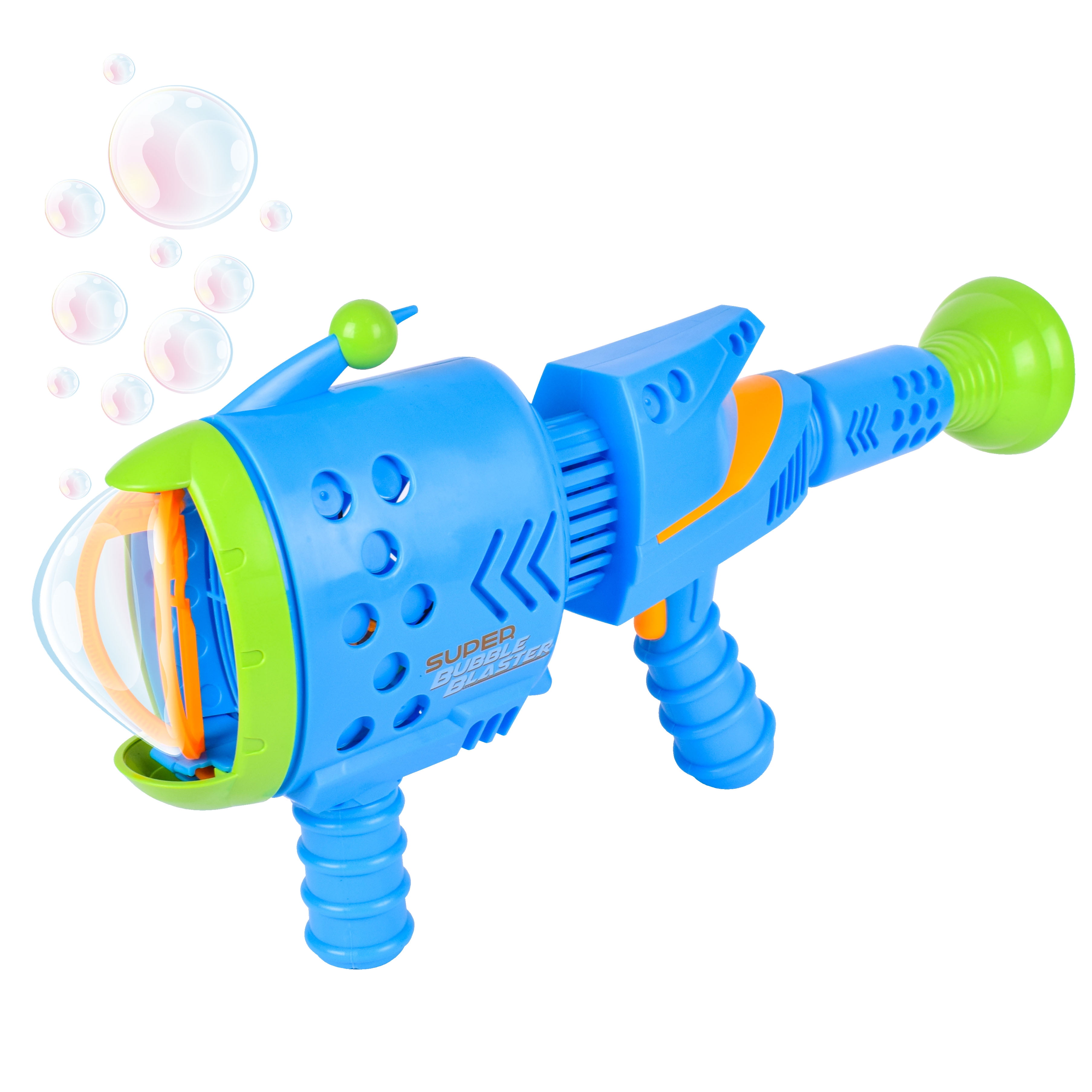 Play Day Light Up Bubble Blowing Bazooka  Includes Bubble Solution $3.85