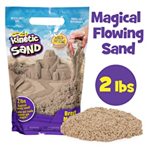 Kinetic Sand The Original Moldable Sensory Play Sand, Brown, 2 Lb $7.99