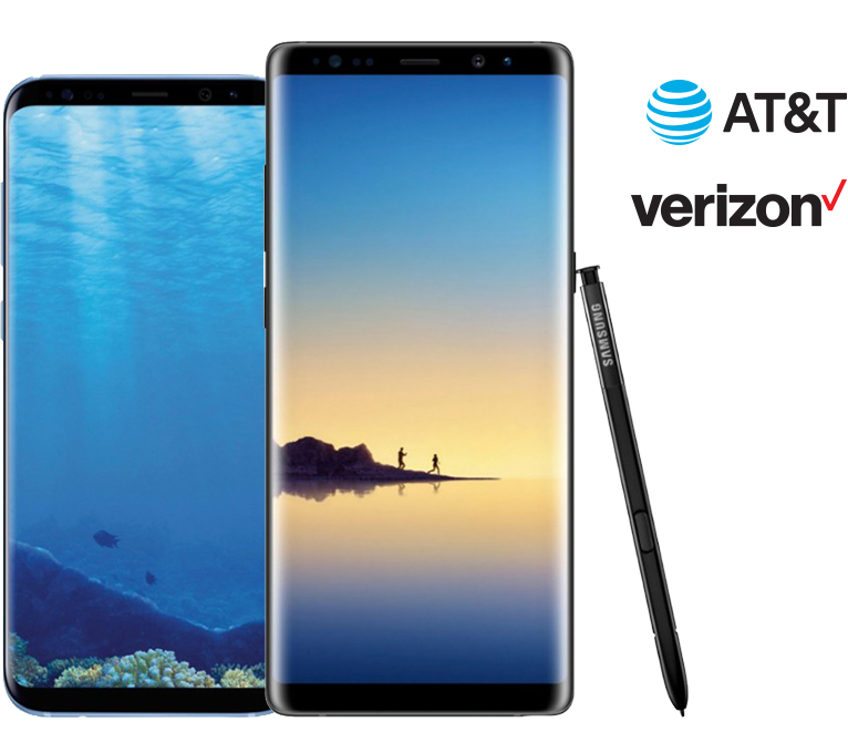 VZW/AT&T Galaxy Note 8/S8+/S8 up to $250 off w/ activation + $100 GC @ Best Buy B&M