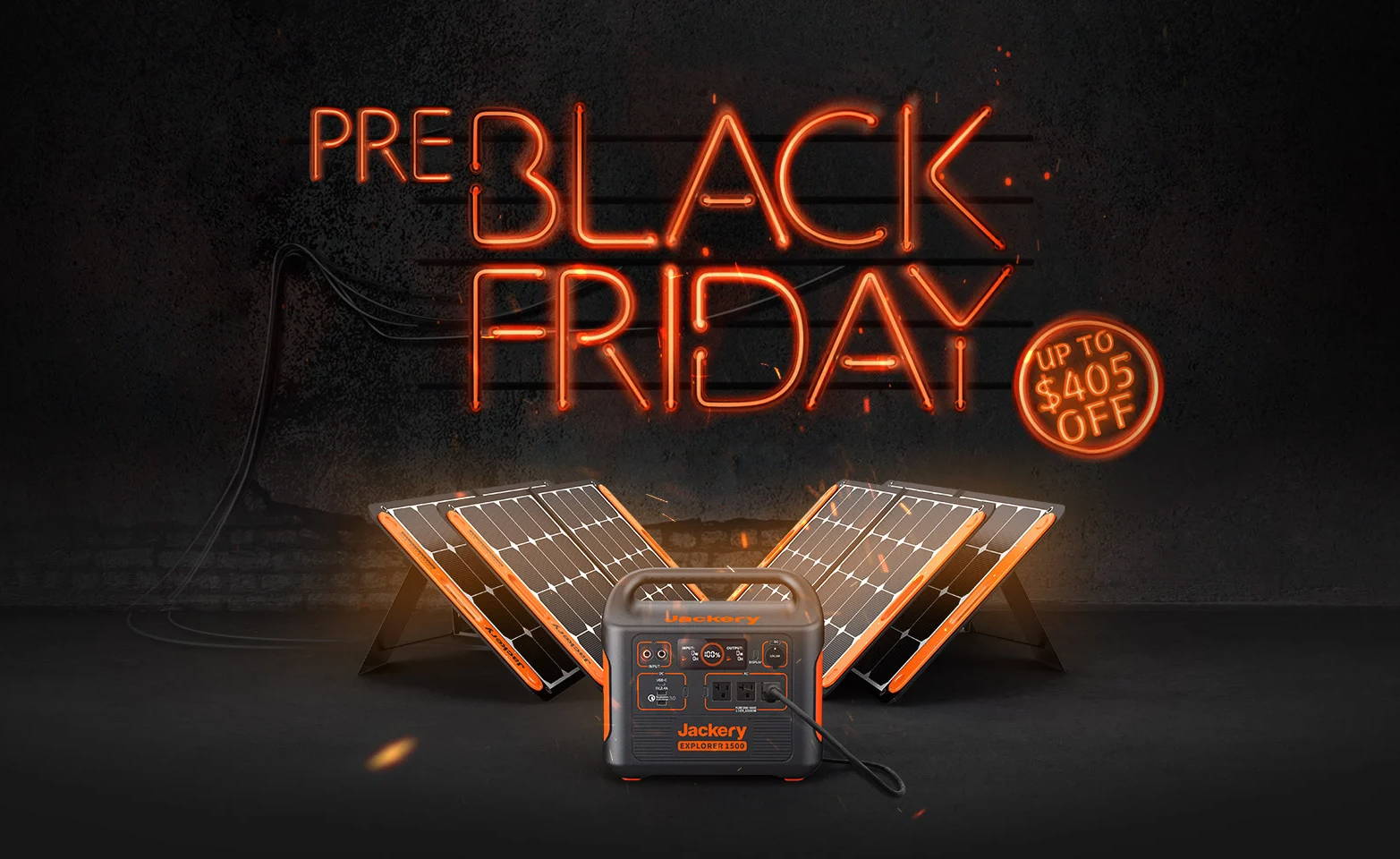 Pre Black Friday Jackery Deals Explorer 1500 with Solar Panels, 1000 and 1000 with Solar Panels  Up to $405 Off or $225 off or $180 Off Good From 11-14 to 11-18