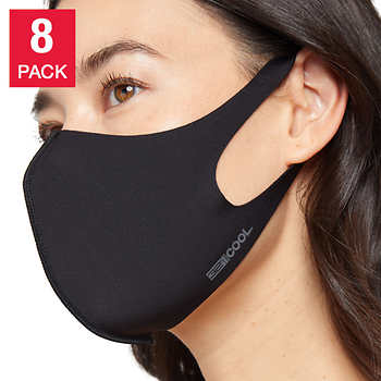 Costco 32 Degrees Adult Unisex Face Cover, 8-pack Regular Size/Medium/ $9.99 + free shipping.