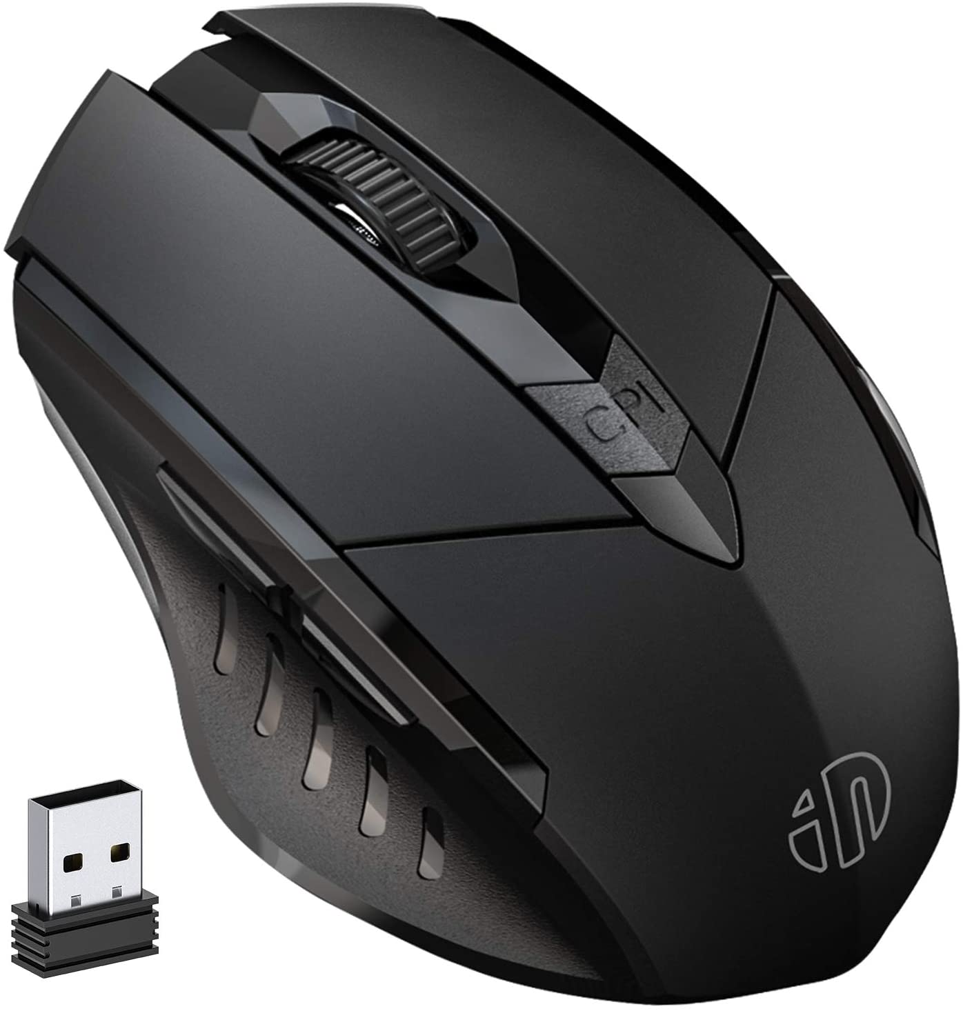 Inphic Electronics  Large Ergonomic 2.4G Rechargeable Wireless Mouse $7.14