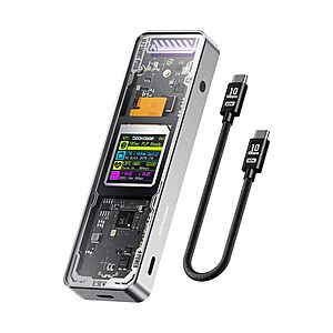 Amazon - DOCKCASE Explorer Edition M.2 NVMe SSD Enclosure - $37.49